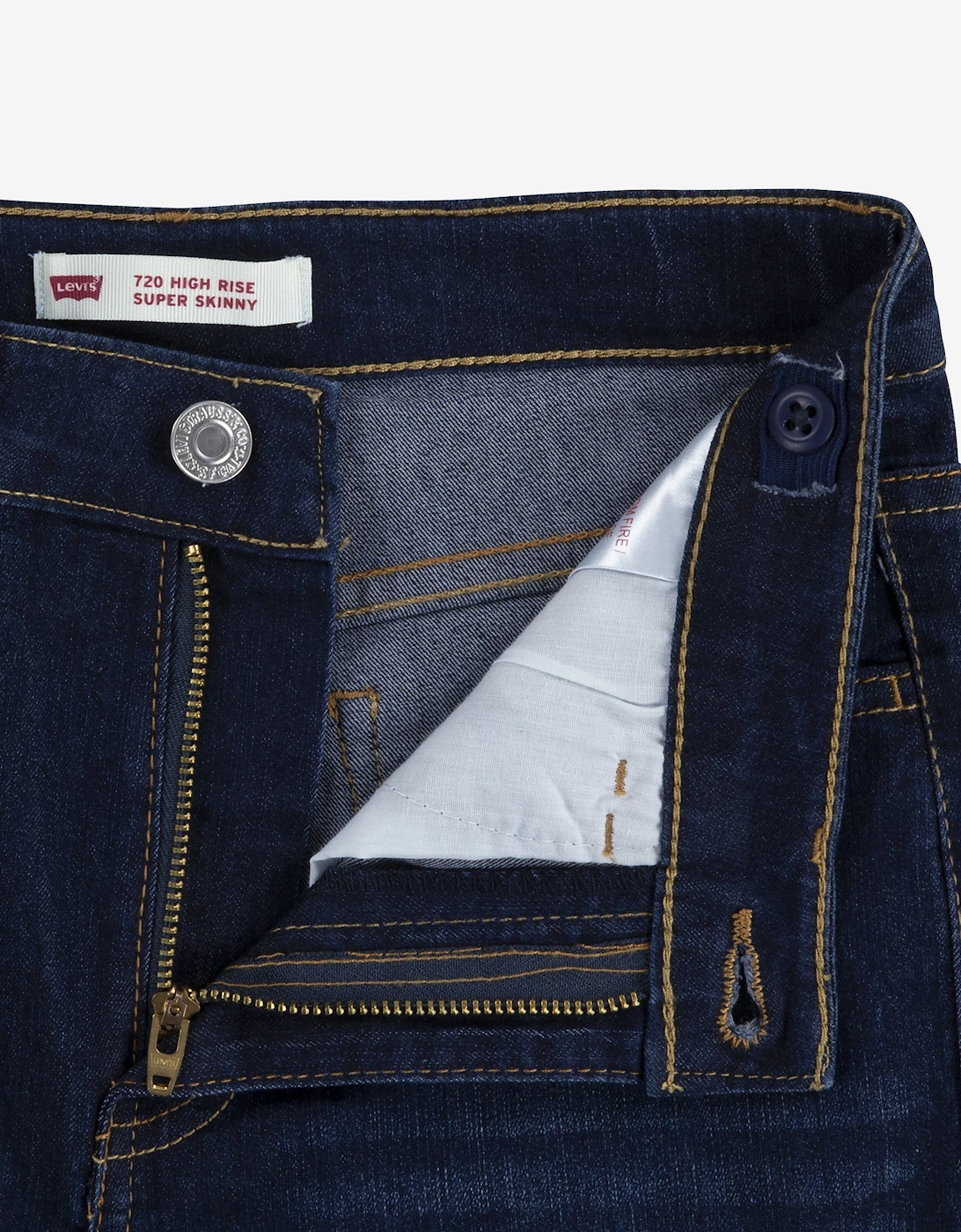 Girls 720 High Rise Super Skinny Jeans in Blue