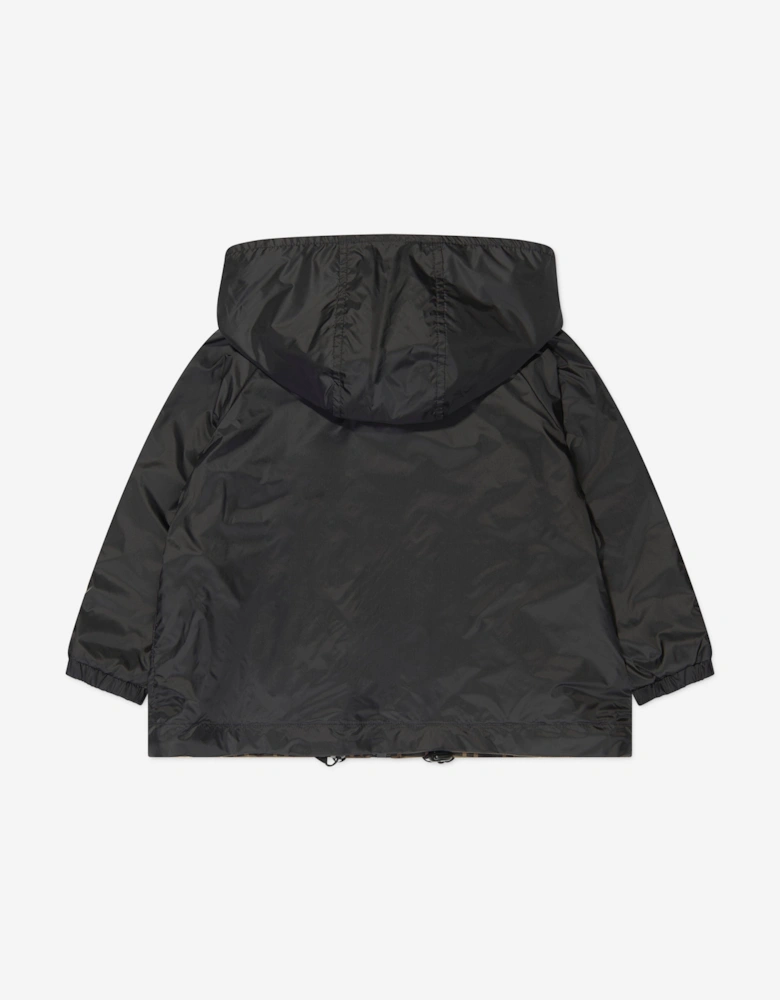 Kids Reversible FF K-Way Jacket in Black