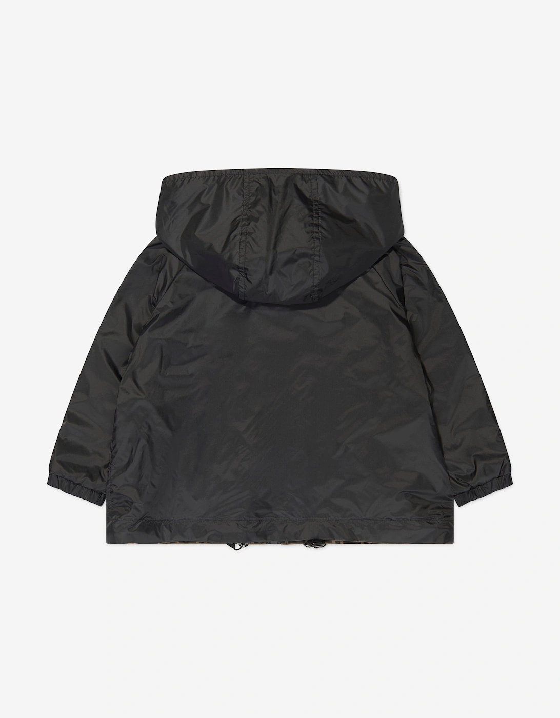 Kids Reversible FF K-Way Jacket in Black