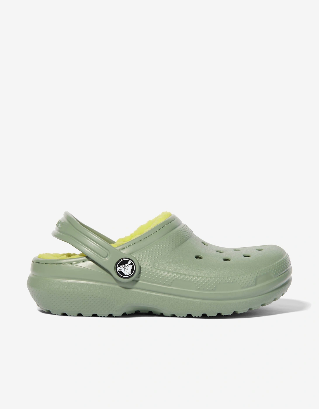 Kids Classic Lined Clog in Green, 5 of 4