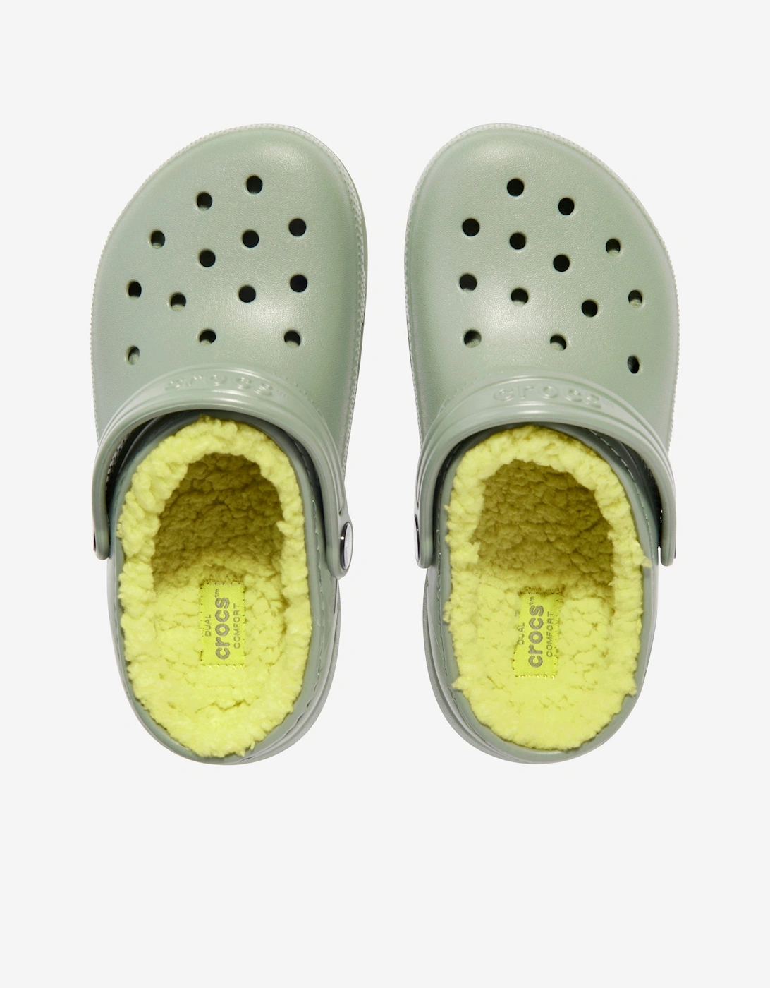 Kids Classic Lined Clog in Green