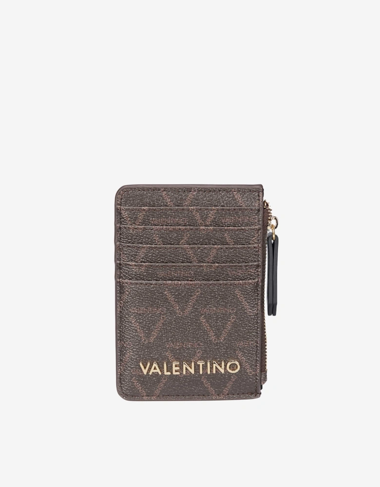 Lady Re Credit Card Case in Brown (15cm)