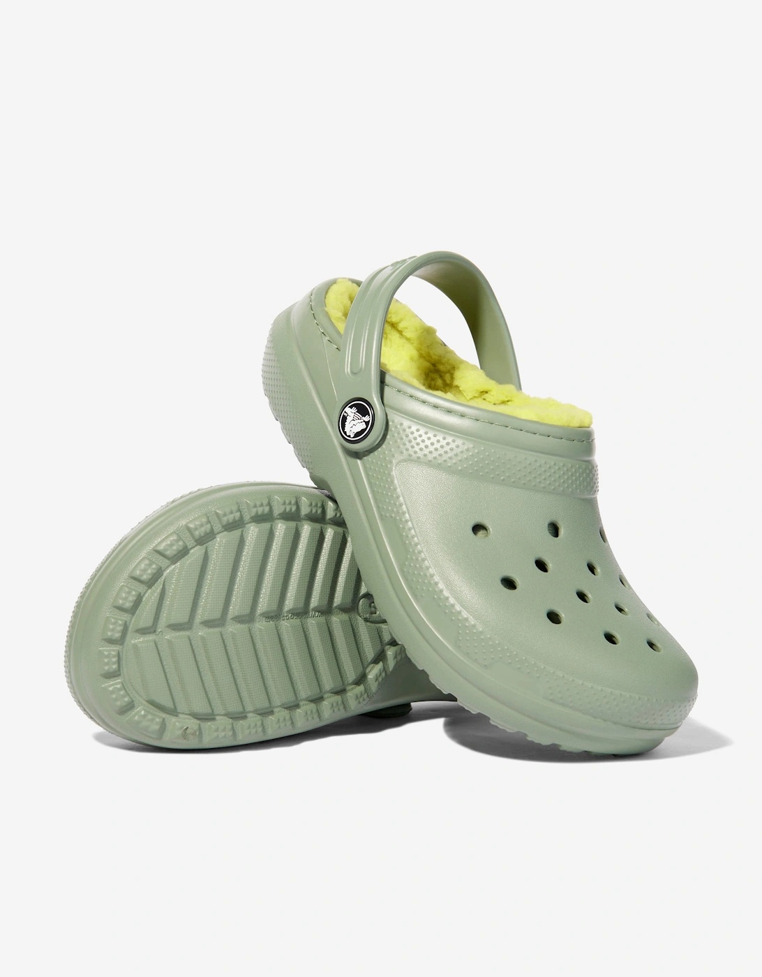 Kids Classic Lined Clog in Green