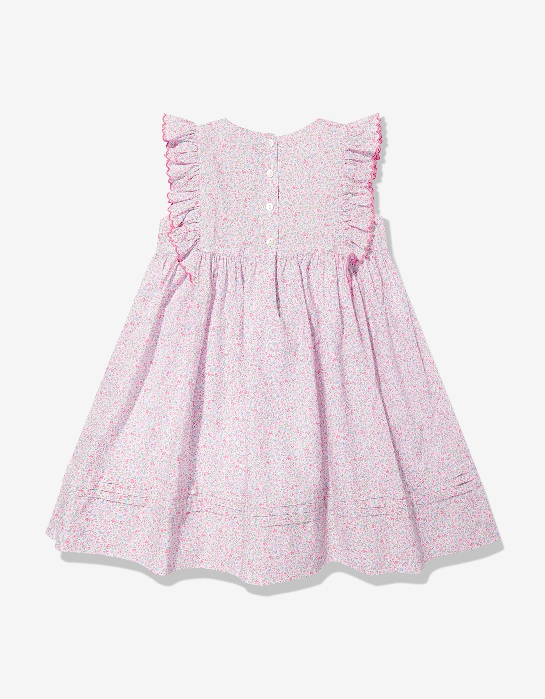 Girls Floral Dress in Pink