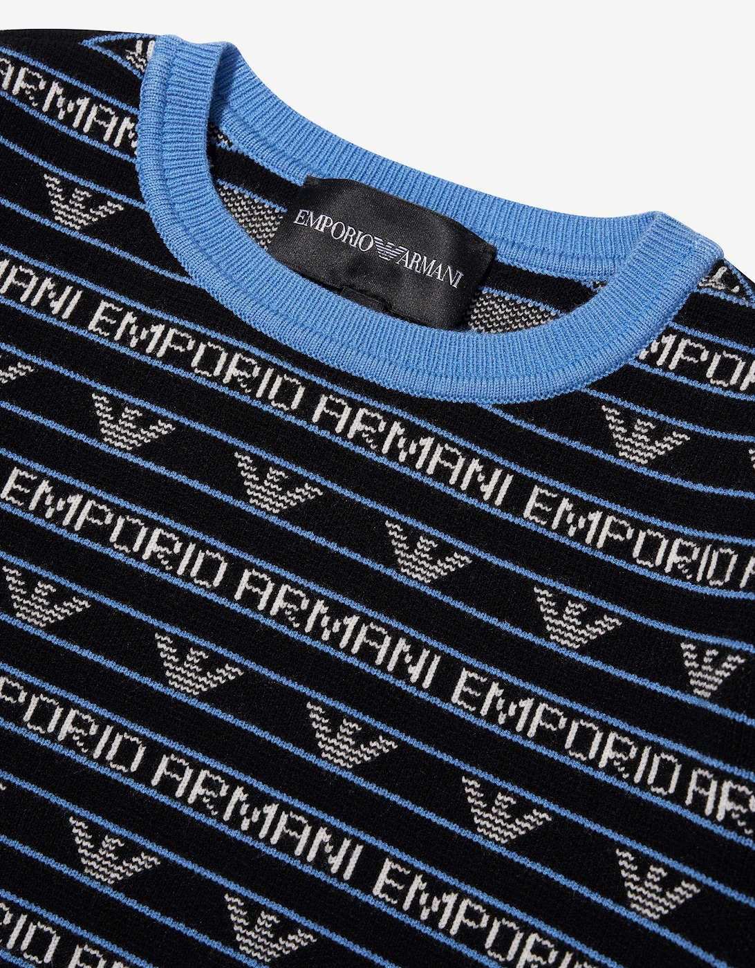 Girls Short Sleeve Logo Jumper In Navy