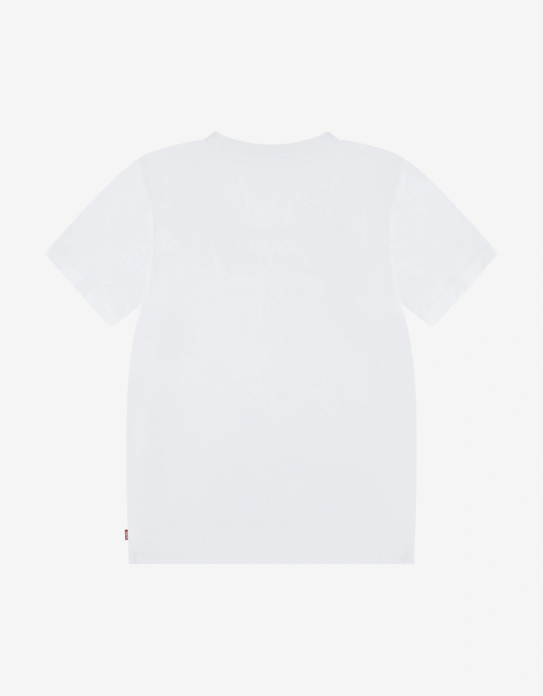 Boys Crashing Waves Batwing T-Shirt in White