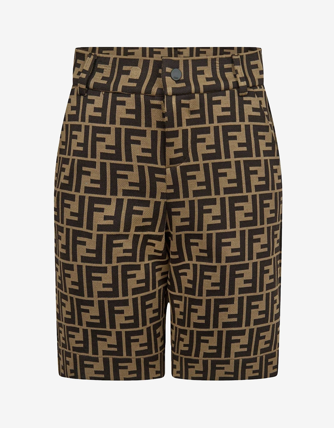 Boy's Fendi Boys Shorts - Brown - Size: 14 years