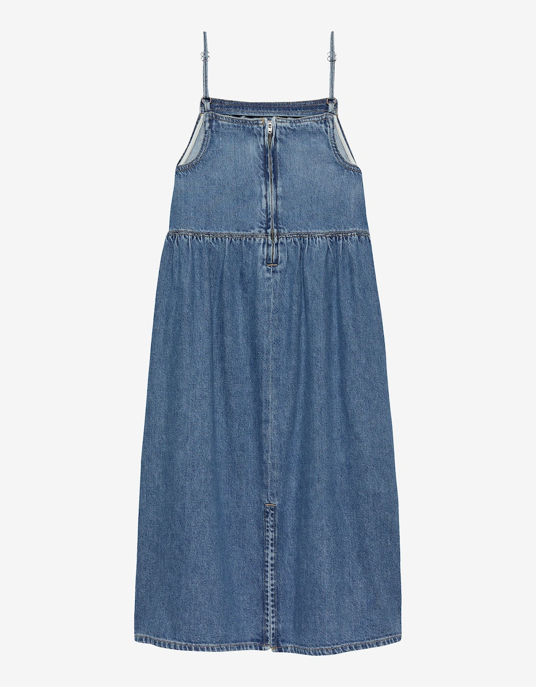 Girls Denim Dress in Blue