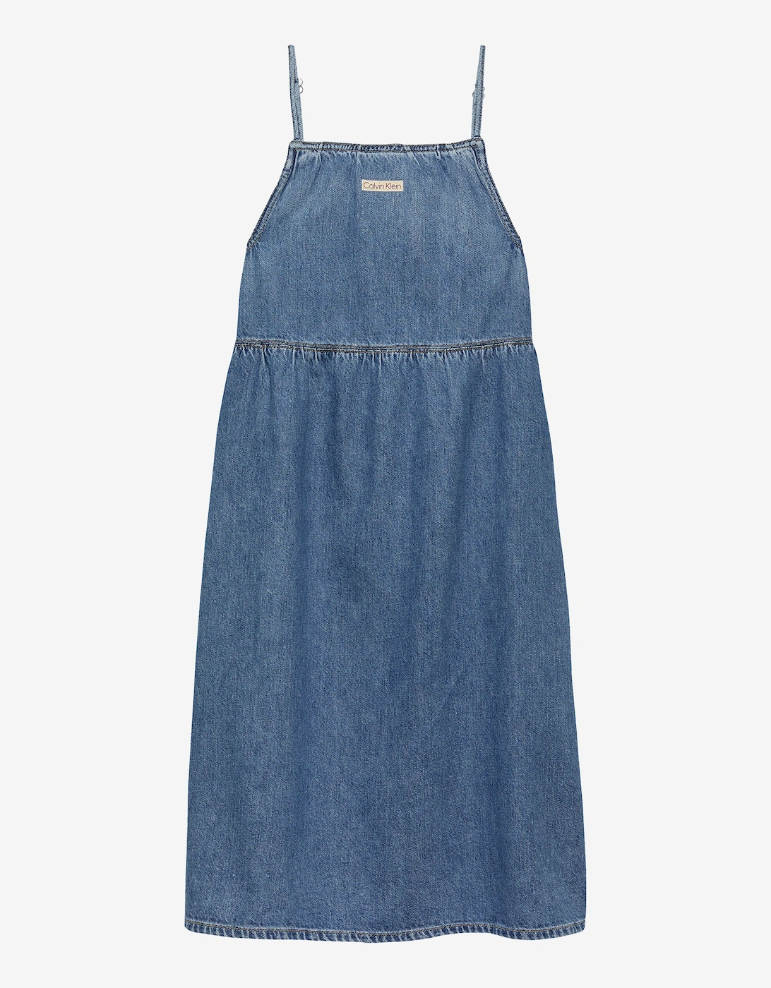 Girls Denim Dress in Blue, 5 of 4