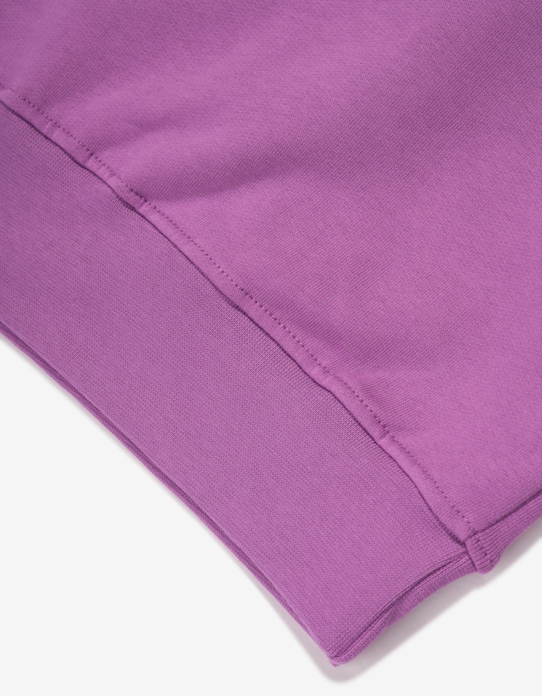 Girls Logo Sweater Dress in Purple