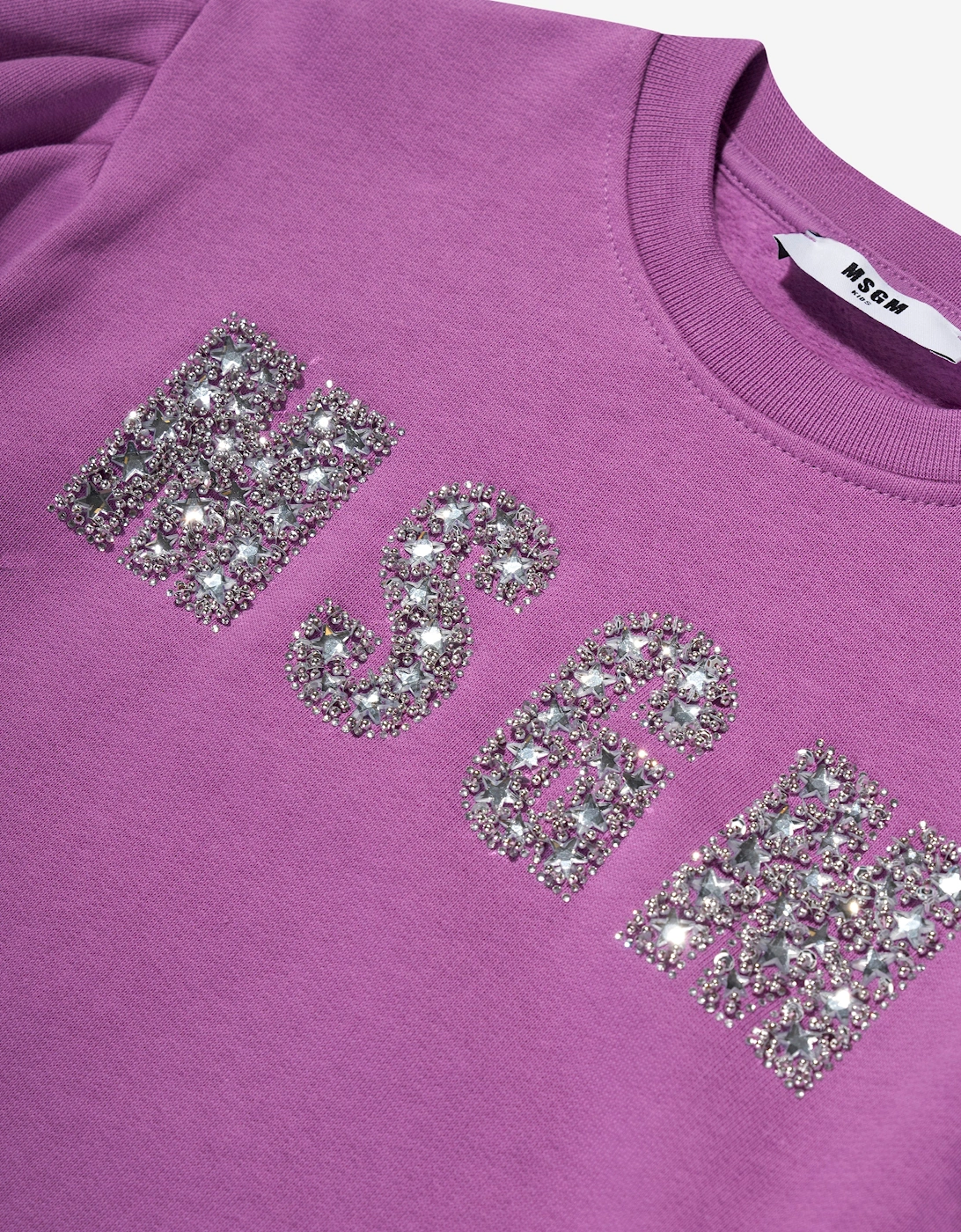 Girls Logo Sweater Dress in Purple