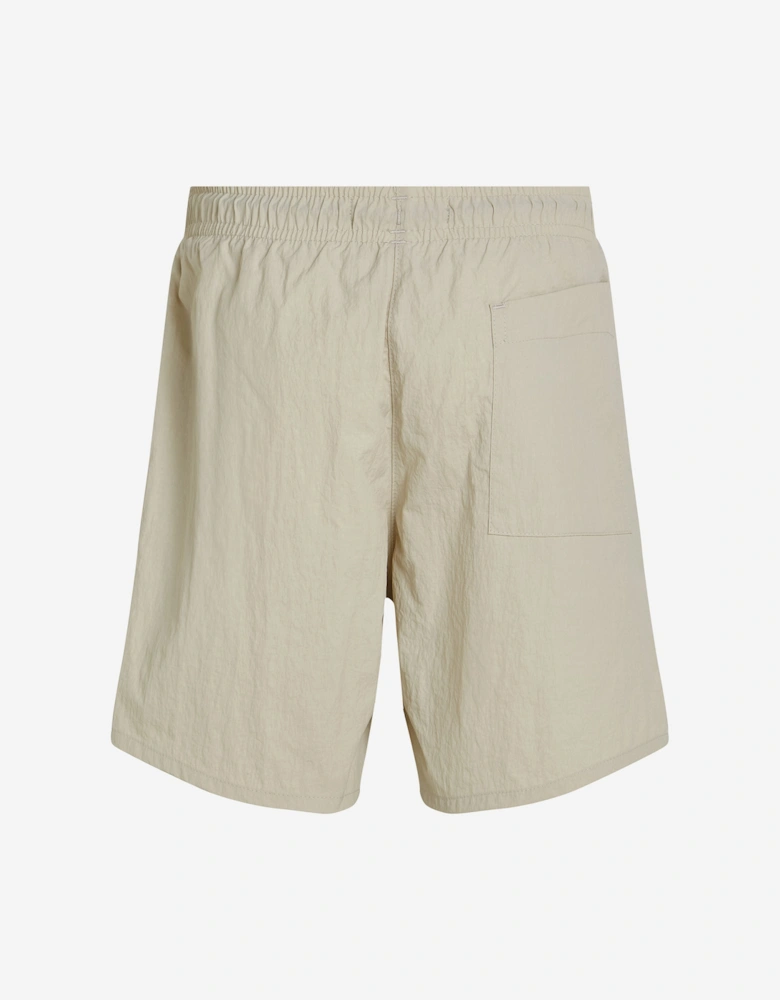 Boys Logo Swim Short in Ivory