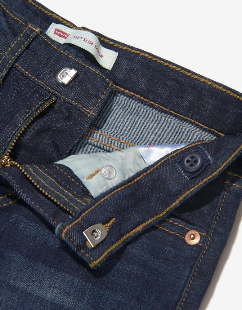 Boys 512 Slim Taper Jeans in Navy