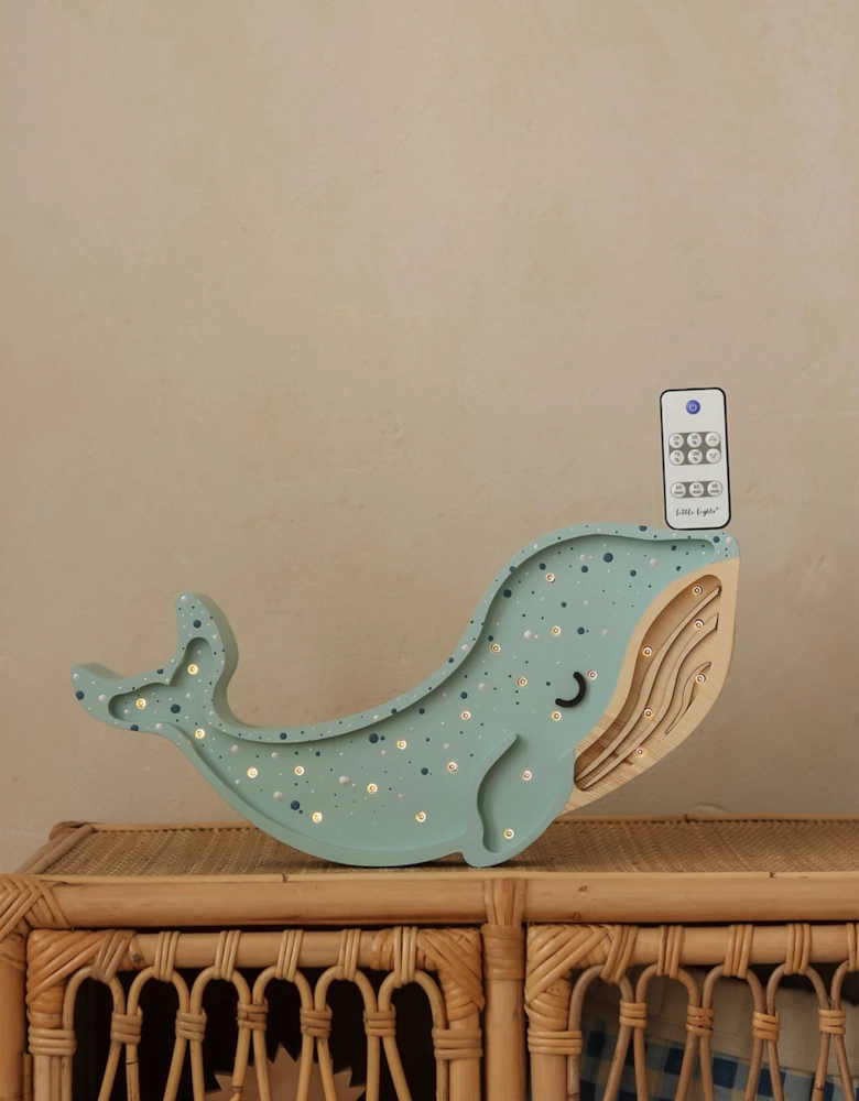 Whale Lamp in Blue (15.5x40x5.5 cm)