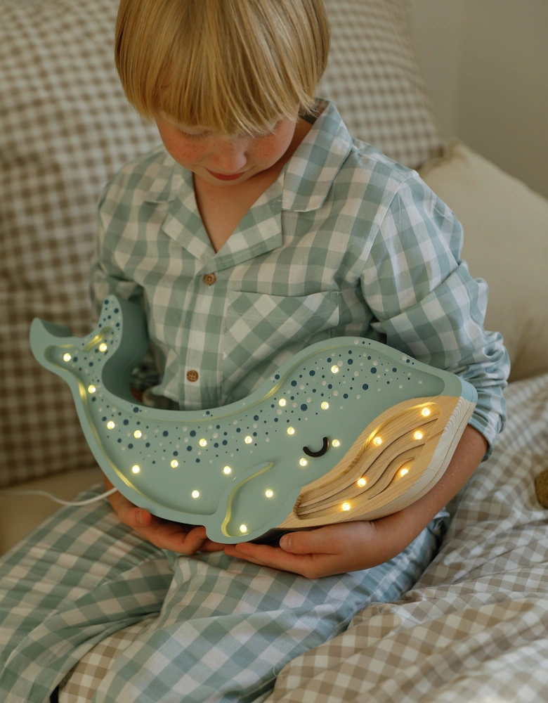 Whale Lamp in Blue (15.5x40x5.5 cm)