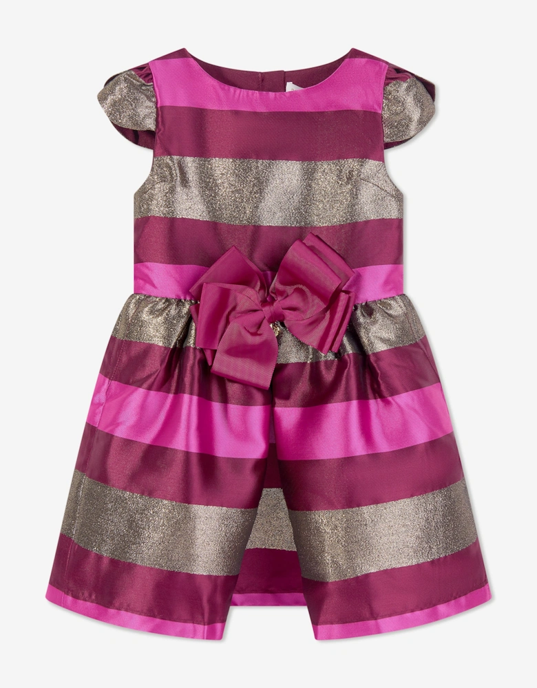 Angels Face Girls Desiree Striped Dress in Pink