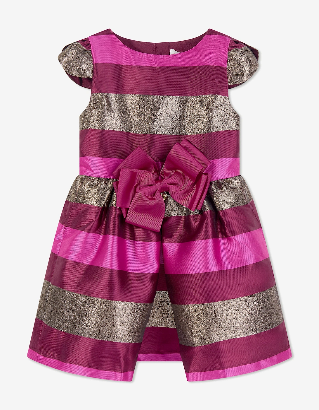 Angels Face Girls Desiree Striped Dress in Pink, 5 of 4
