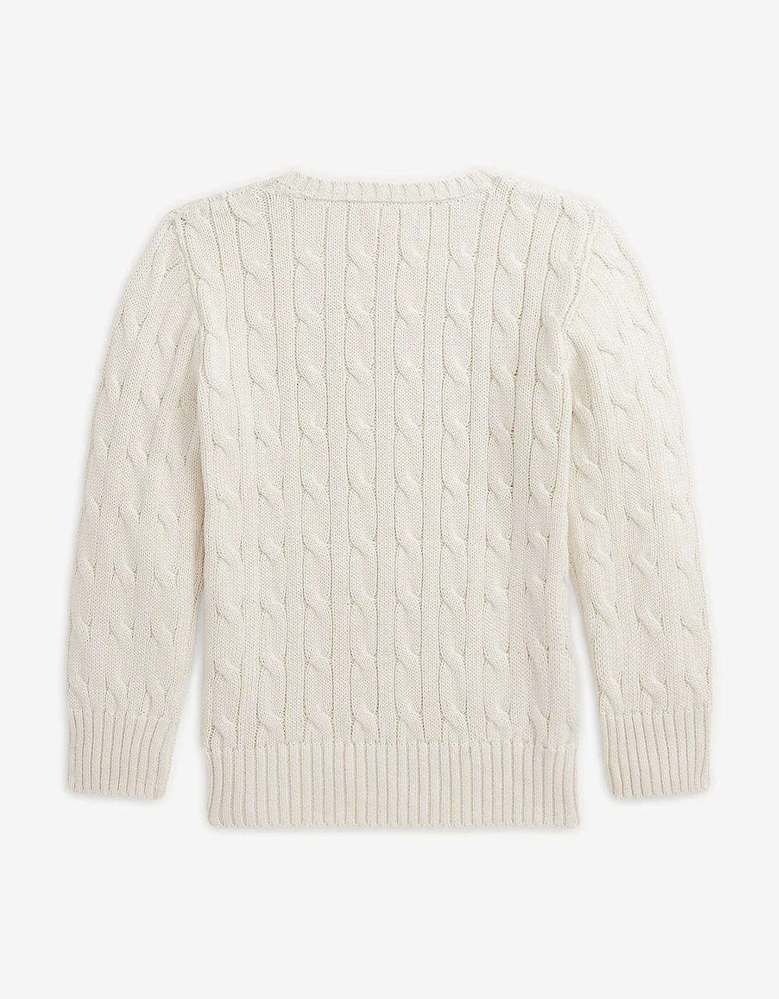 Boys Cable Knit Jumper in Ivory