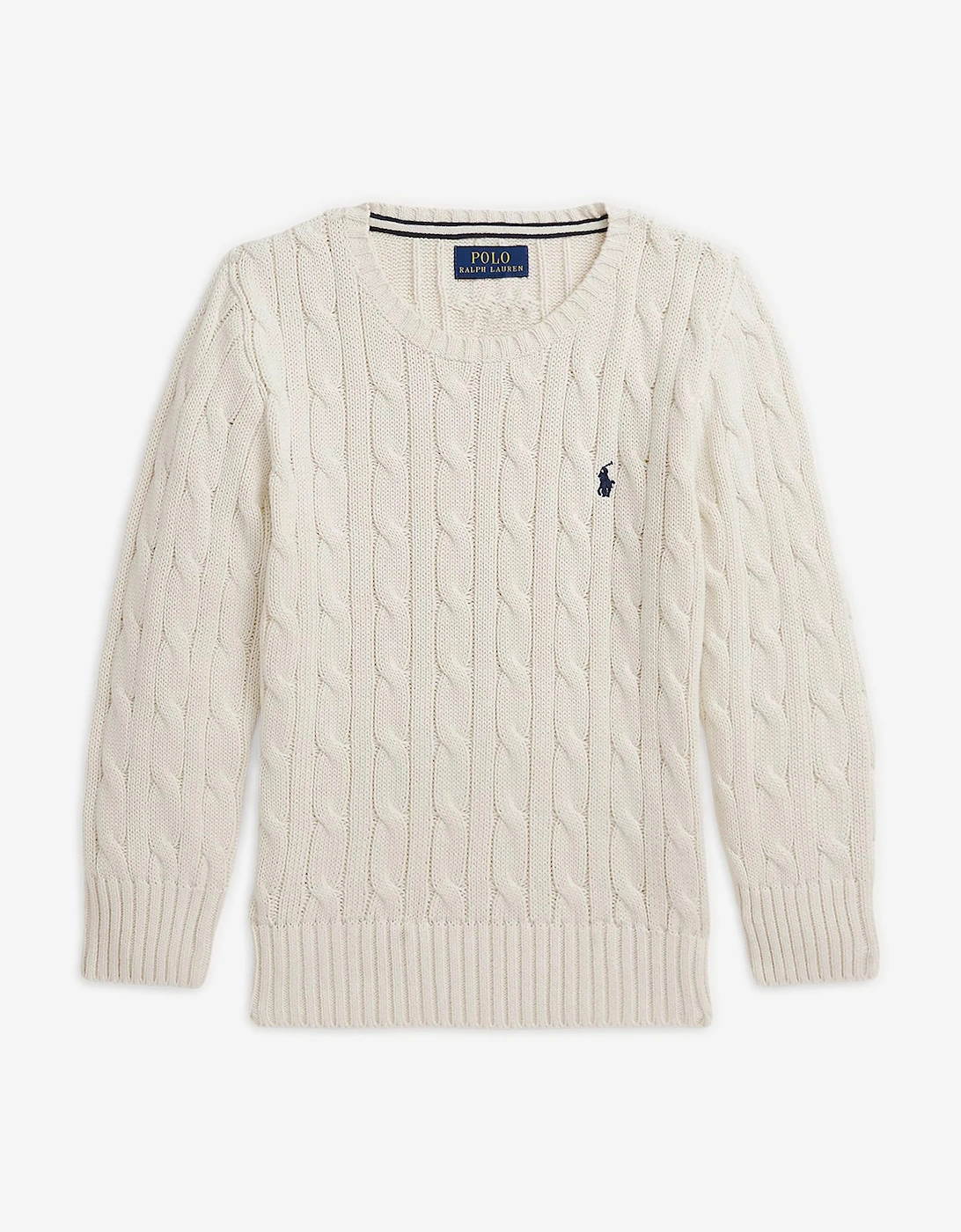 Ralph Lauren Boys Cream Cable Knit Jumper In Ivory  5 Years Size 5 Yrs Kids