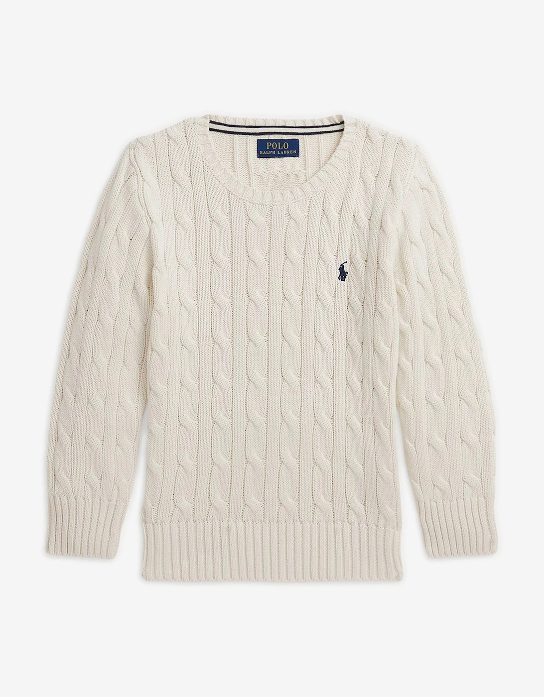 Boys Cable Knit Jumper in Ivory, 6 of 5