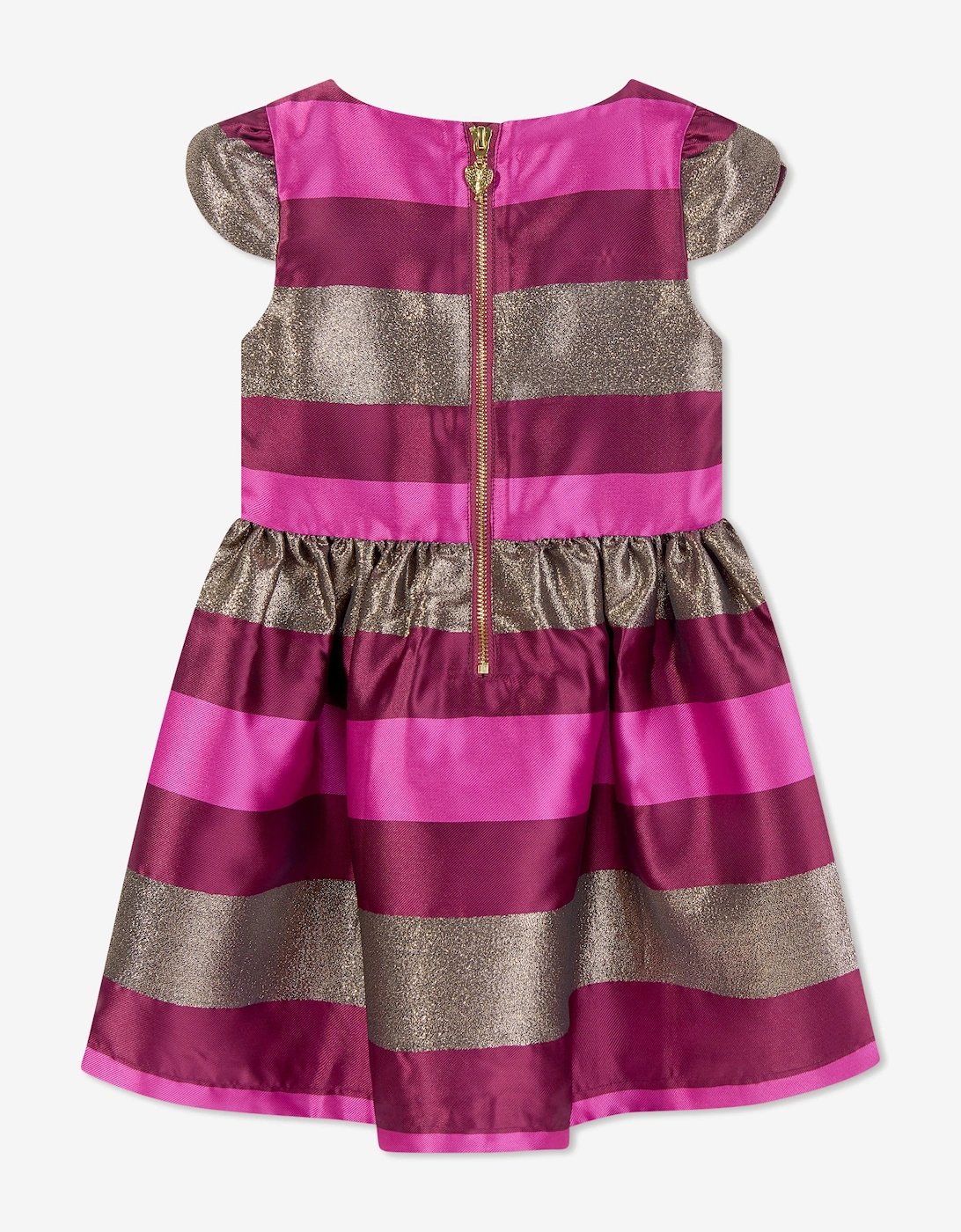 Angels Face Girls Desiree Striped Dress in Pink
