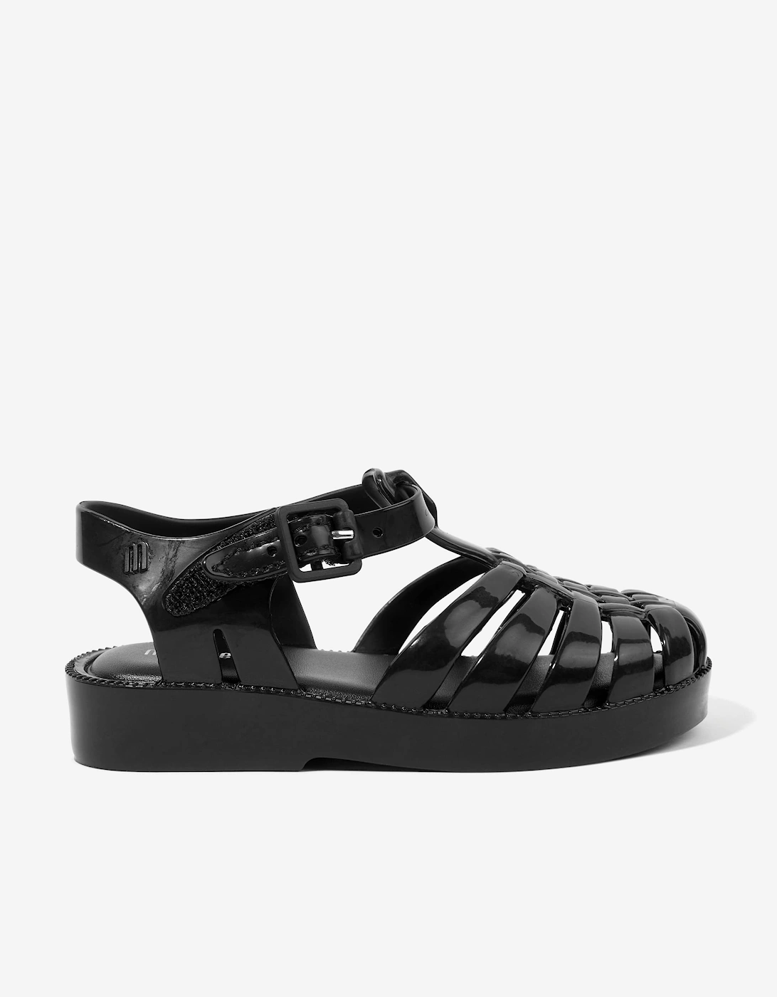 Girl's Mini Melissa Girls Possession Sandals in Black - Size: EU 22 - 23 uk 6