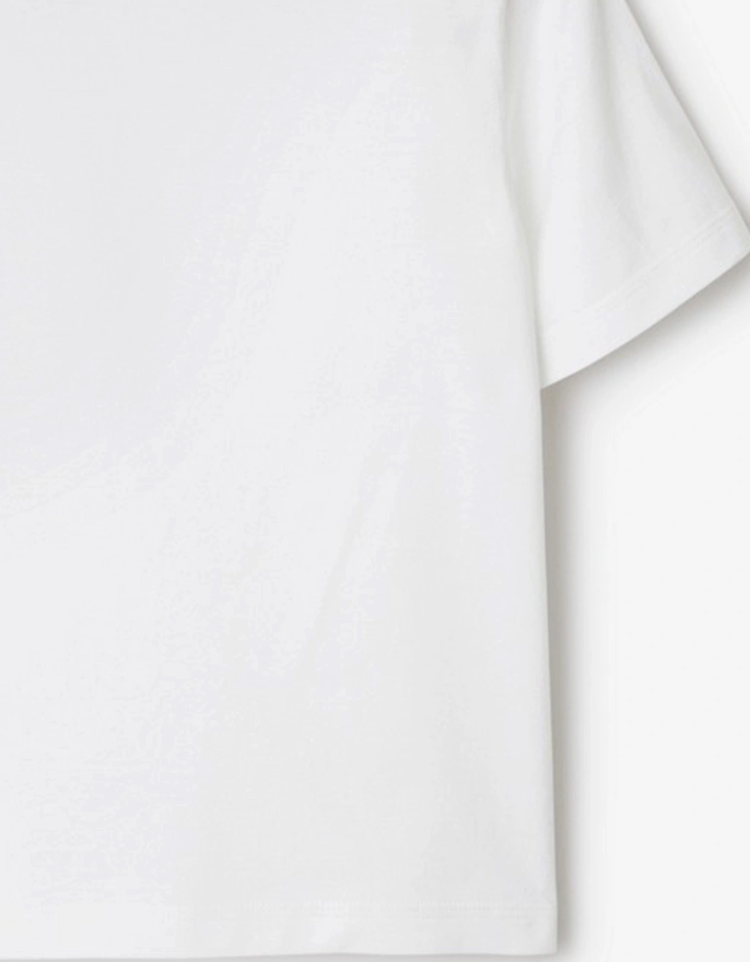Girls Cedar EKD Label T-Shirt in White