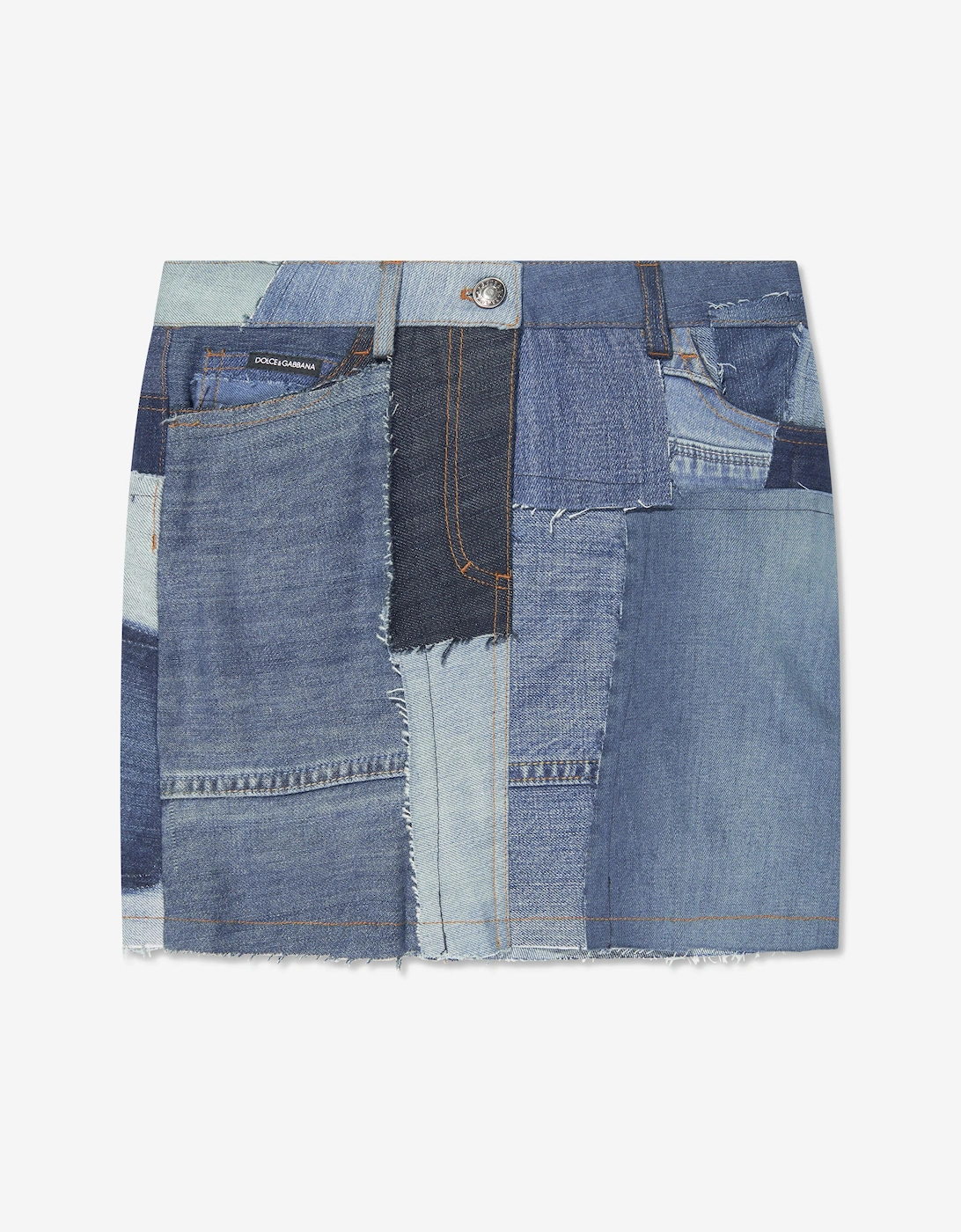 Girls Denim Skirt in Blue, 5 of 4