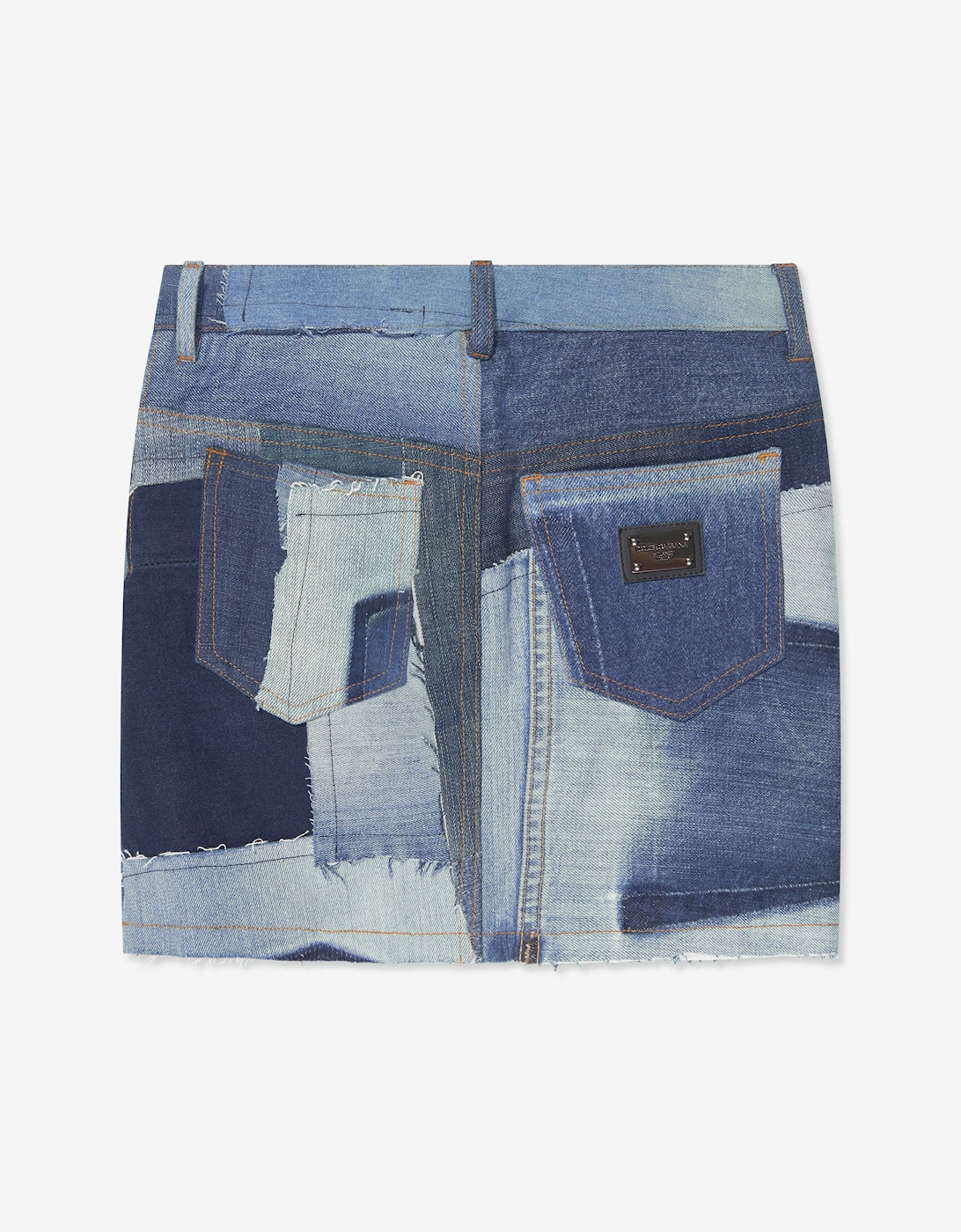 Girls Denim Skirt in Blue