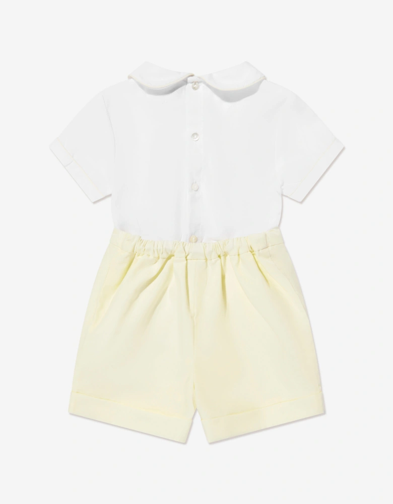 Baby Boys Shorts Set in Yellow