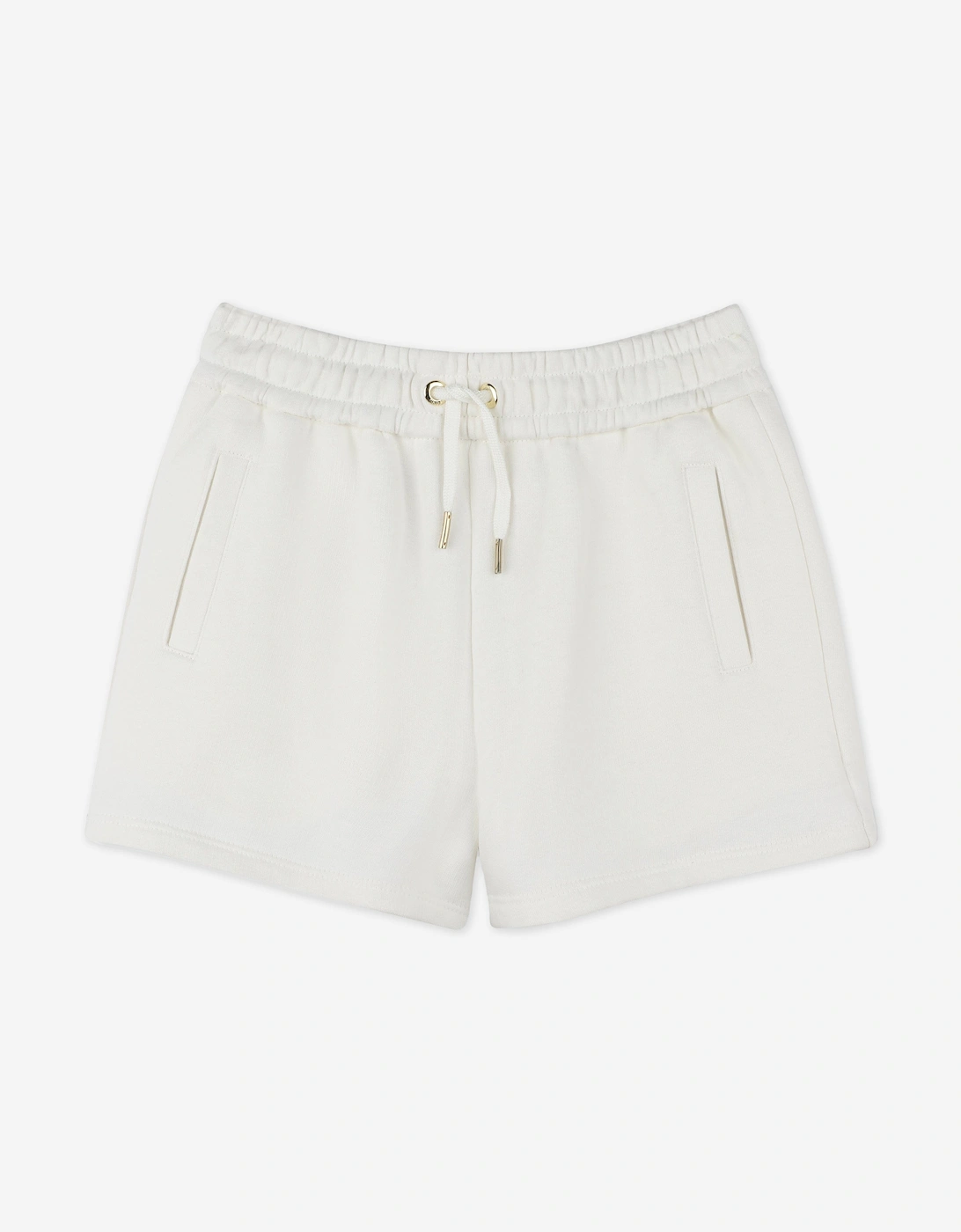 Girls French Terry Shorts in Ivory, 5 of 4