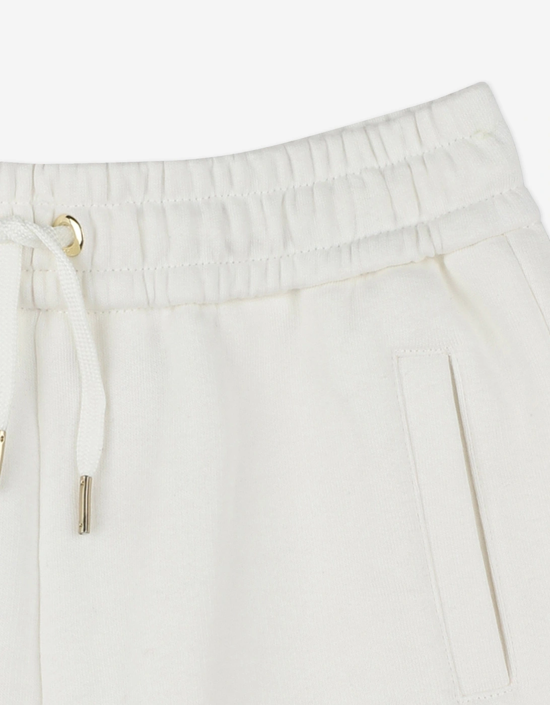 Girls French Terry Shorts in Ivory