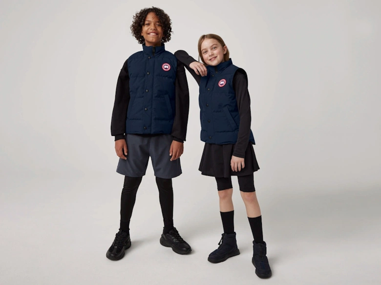 Kids Vanier Vest in Navy