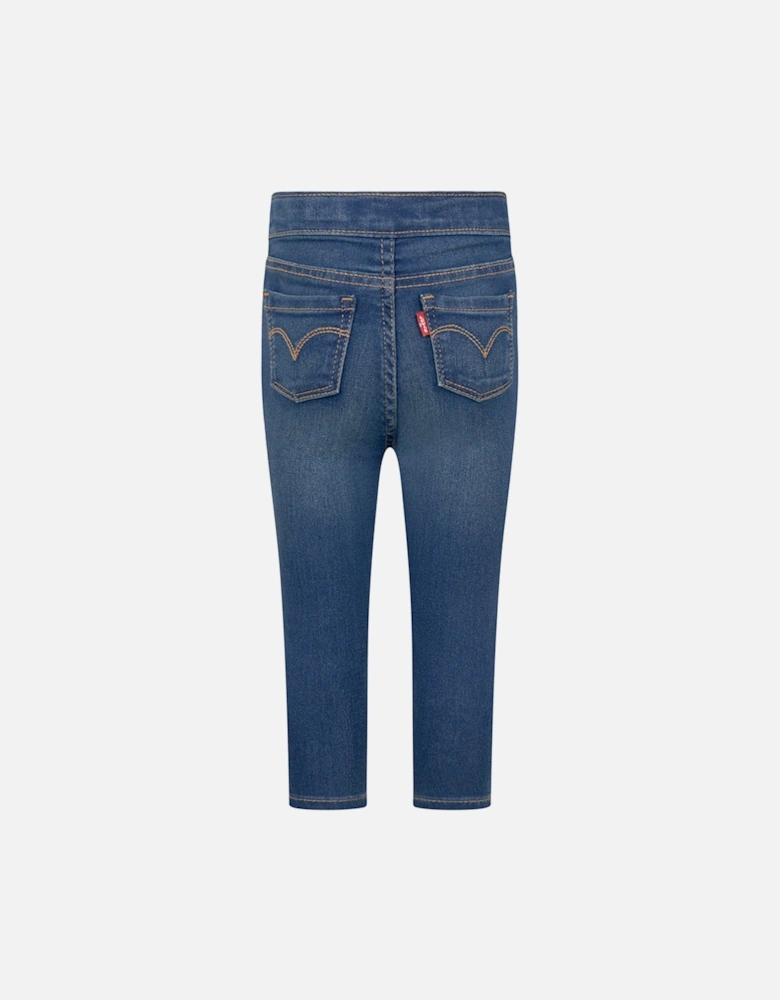 Baby Girls Pull On Jeggings in Blue