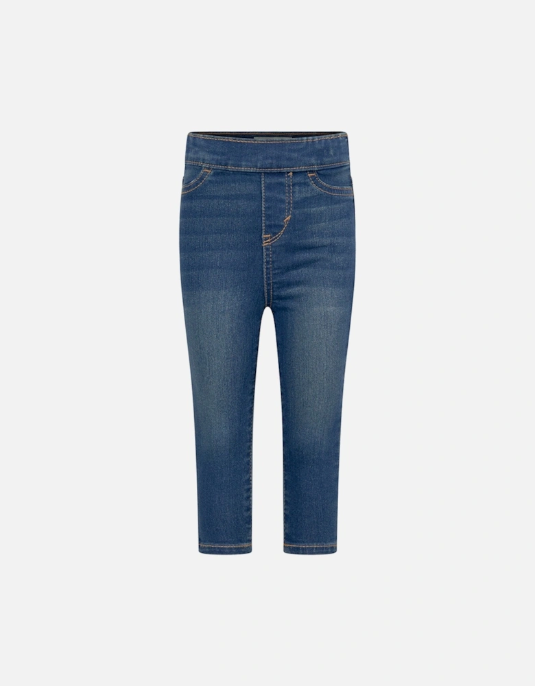 Baby Girls Pull On Jeggings in Blue