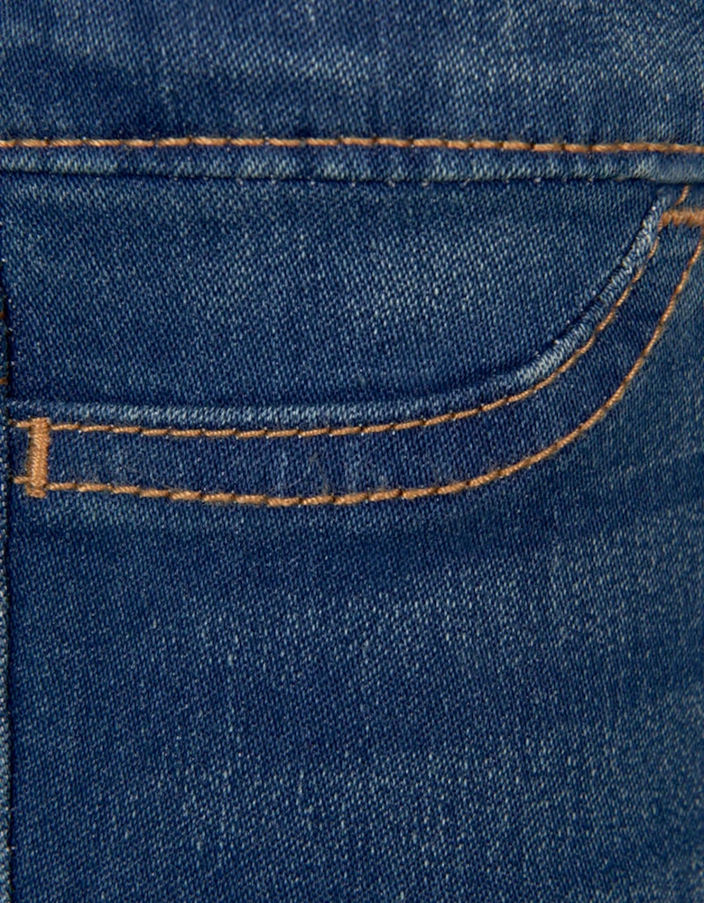 Baby Girls Pull On Jeggings in Blue