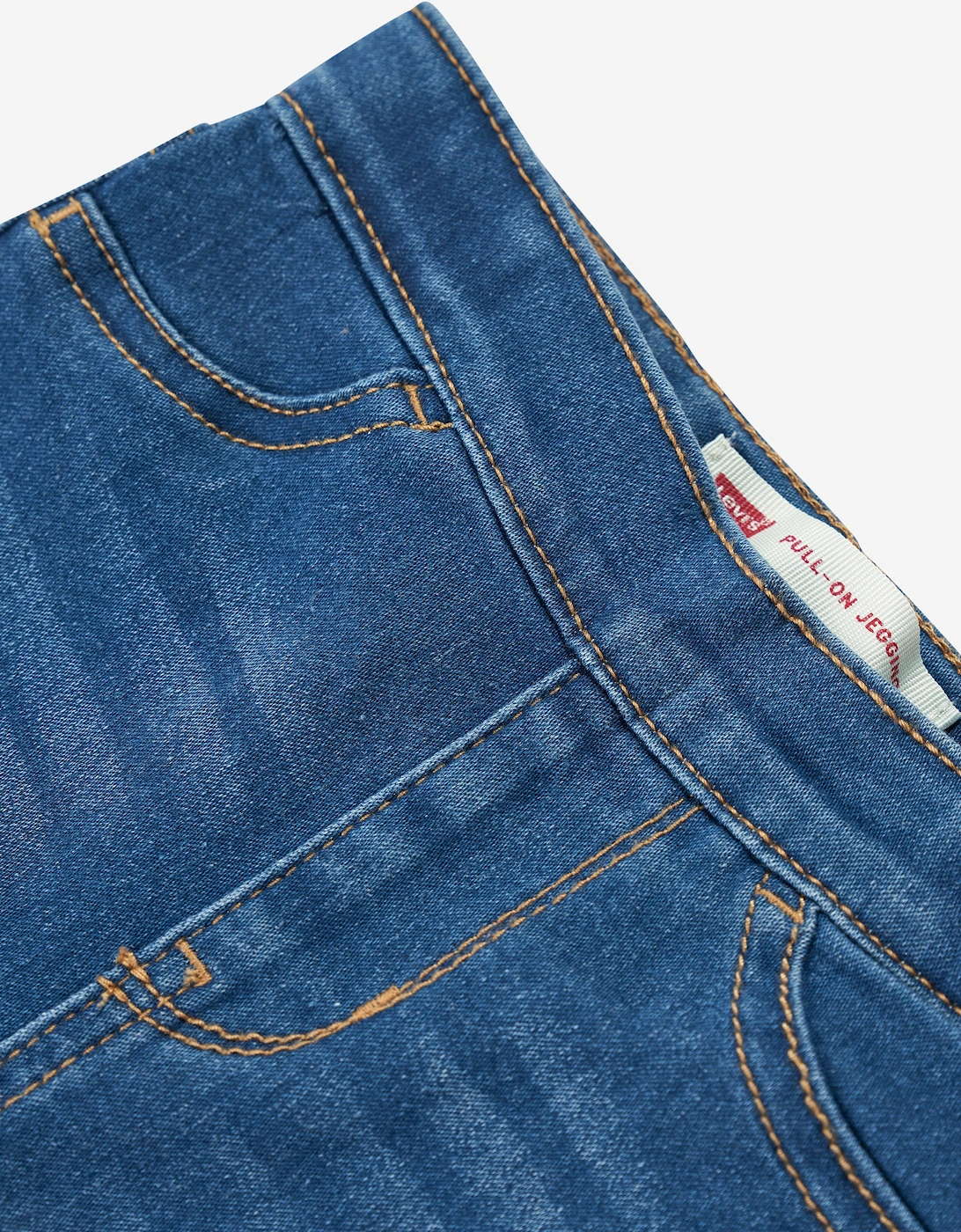 Baby Girls Pull On Jeggings in Blue