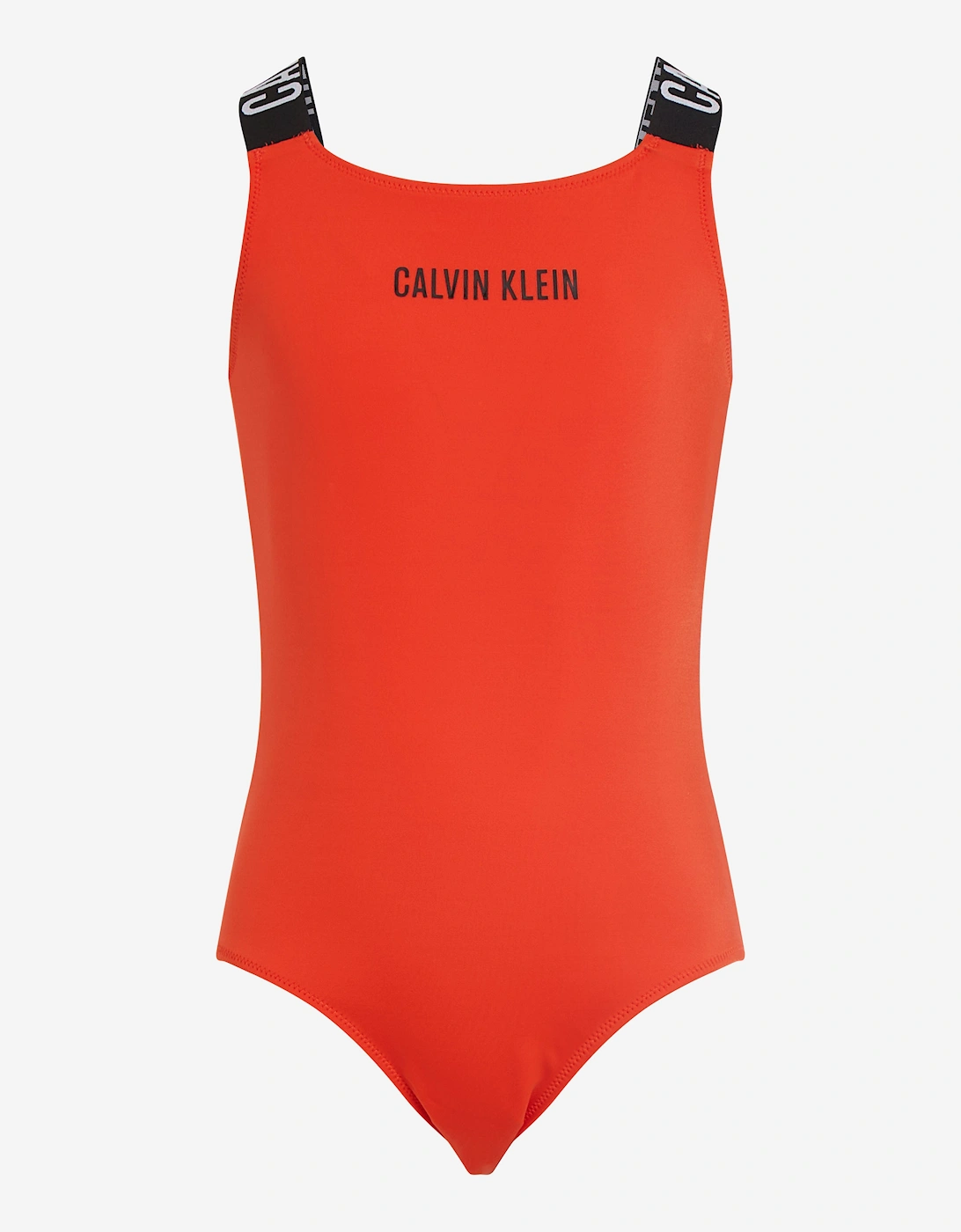 Girls Logo Swimsuit in Red, 5 of 4