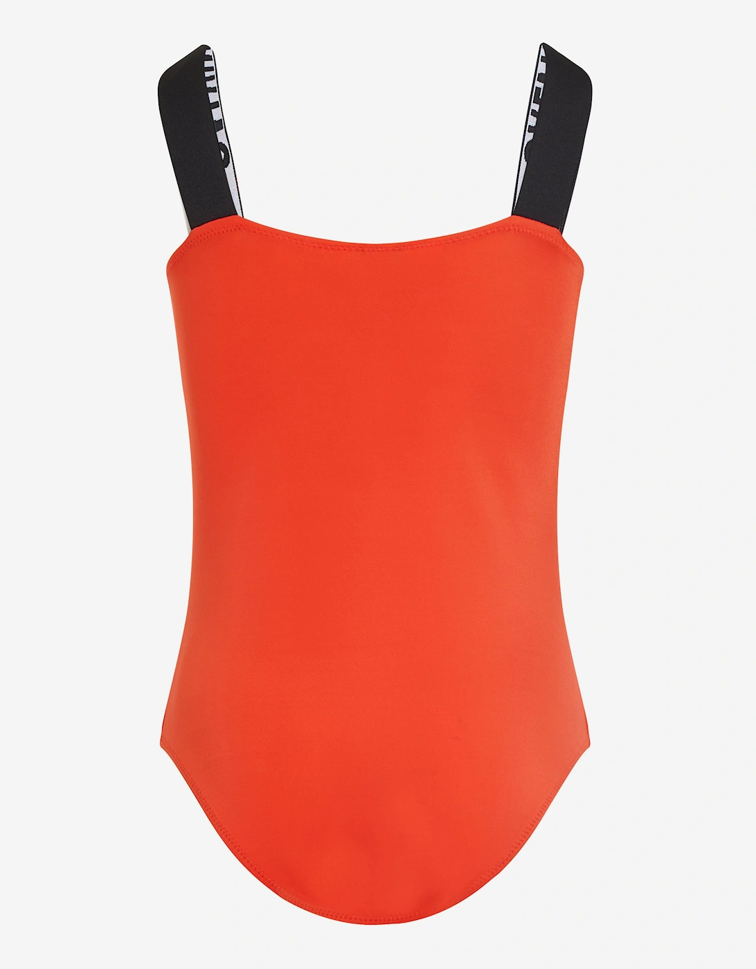 Girls Logo Swimsuit in Red