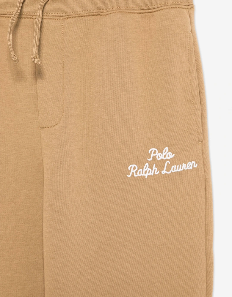 Boys Logo Joggers in Brown