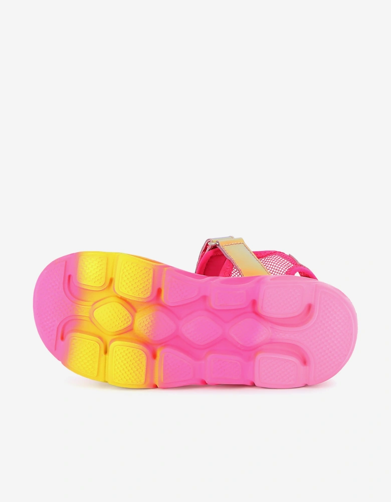 Billieblush Girls Iridescent Sandals in Multicolour