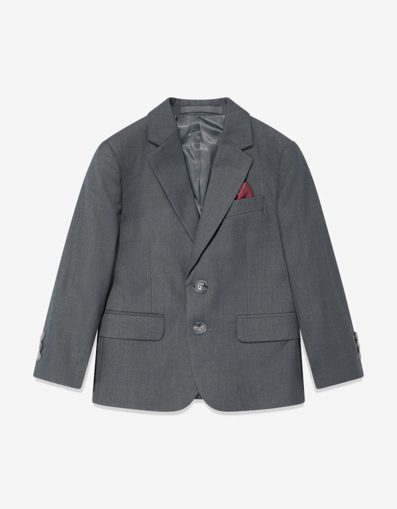 Boys 7 Piece Suit Set in Grey