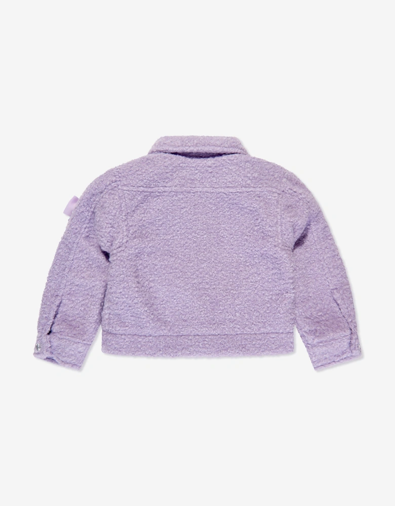 Angels Face Girls Whistler Fleece Jacket in Purple