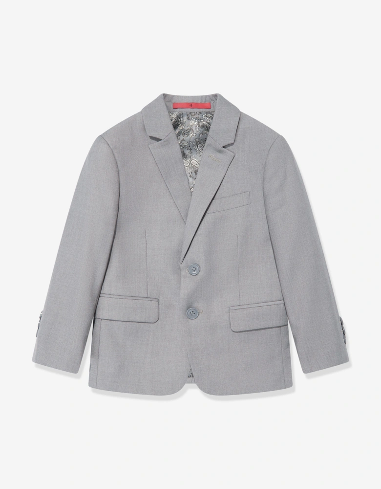 Boys 7 Piece Suit Set in Grey