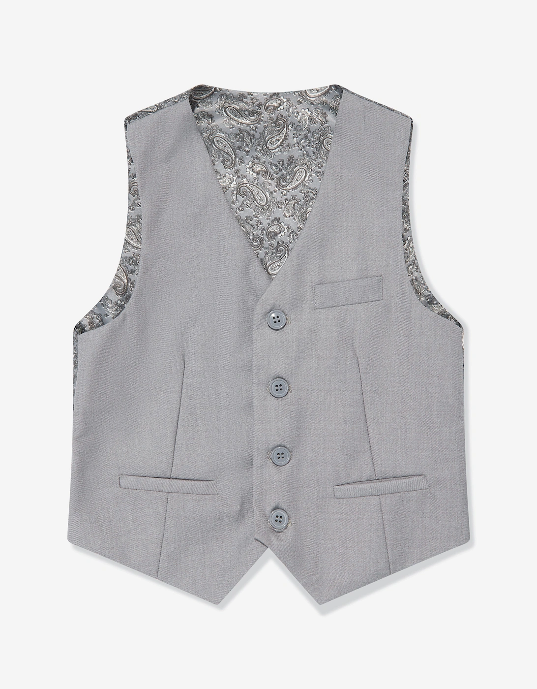 Boys 7 Piece Suit Set in Grey