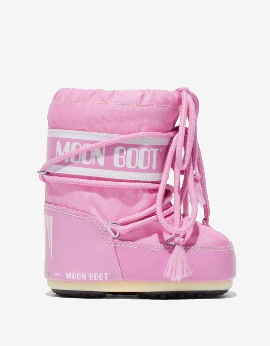 Moon Boot Girls Icon Nylon Snow Boots in Pink, 10 of 9