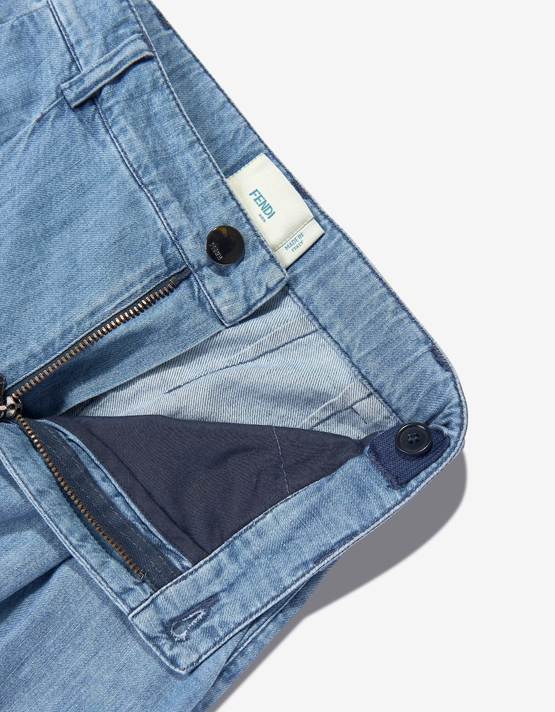 Girls Denim Wide Leg Jeans in Blue