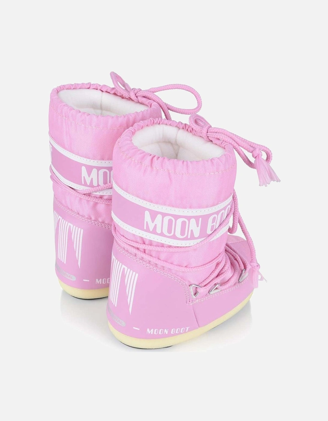 Moon Boot Girls Icon Nylon Snow Boots in Pink