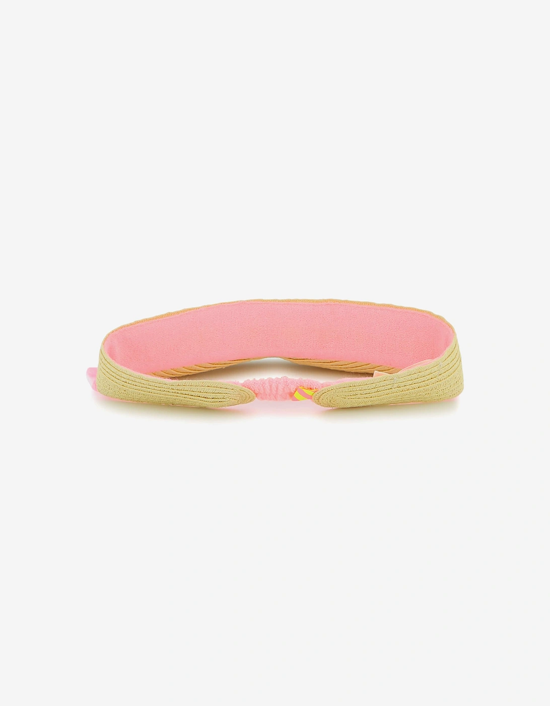 Billieblush Girls Straw Visor in Beige