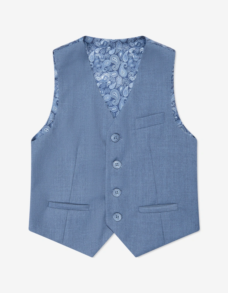 Boys 7 Piece Suit Set in Blue